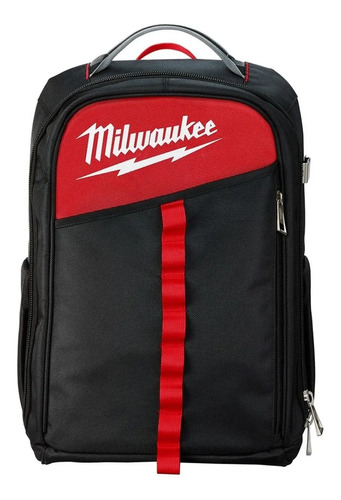 Mochila Para Herramientas Milwaukee 22 Bolsillos 48-22-8202 Color Negro