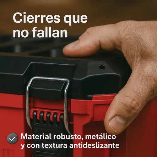 Caja De Herramientas Packout Milwaukee 8425 Encastre Color R Rojo/negro