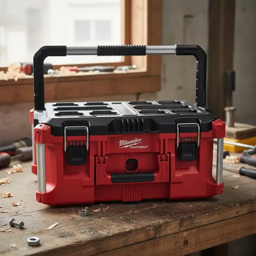 Caja De Herramientas Packout Milwaukee 8425 Encastre Color R Rojo/negro