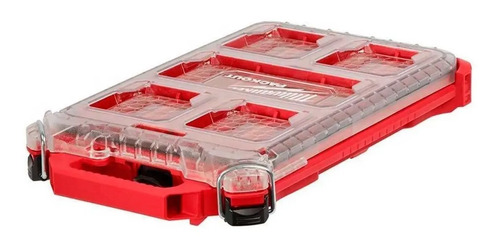 Caja Porta Herramientas Packout Slim Milwaukee 4822-8436 Col Rojo