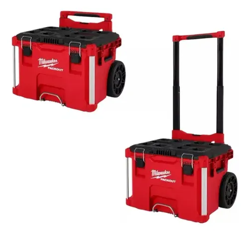 Carro De Herramientas Packout Milwaukee Con Ruedas 8427 Rojo Rojo