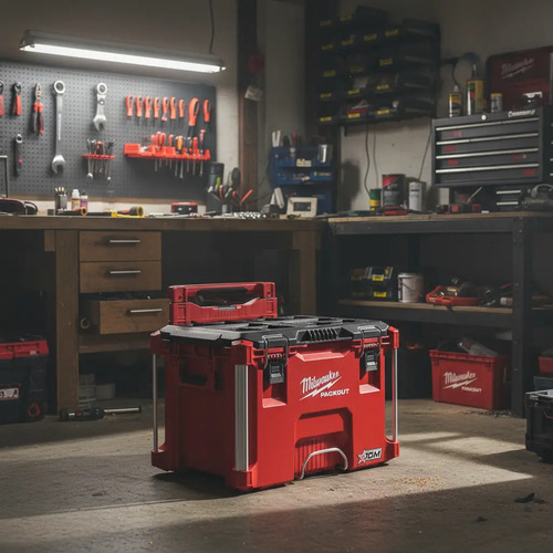 Carro De Herramientas Packout Milwaukee Con Ruedas 8427 Rojo Rojo