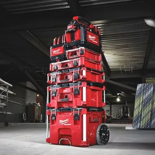 Carro De Herramientas Packout Milwaukee Con Ruedas 8427 Rojo Rojo