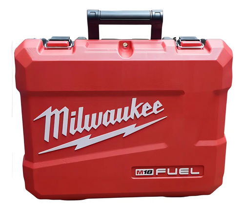 Taladro Percut Atornill M18 Fuel Maletin Milwaukee 2904-259a Color Rojo