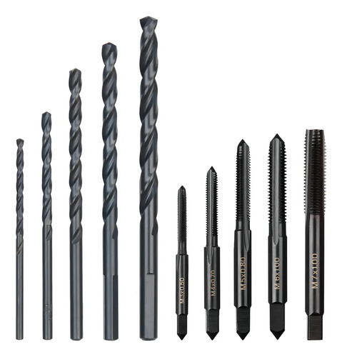 Set 17 Piezas Machos Y Terrajas Métricas Milwaukee 49-22-560 Rojo Hexagonales Herramientas Roscado En Cobre Compatibles Con Llaves Manuales Para Aluminio
