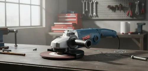 Amoladora Angular Ryobi 9 Pulgadas 2400w G233 Color Azul Azul Marino