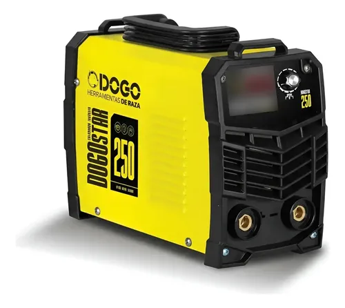 Soldadora Inverter Dogo 250 Dog50047 Amp Mma Igbt Profesiona Amarillo