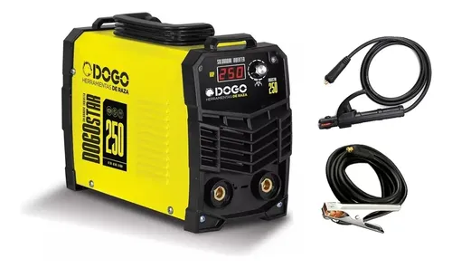 Soldadora Inverter Dogo 250 Dog50047 Amp Mma Igbt Profesiona Amarillo