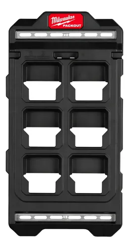 Placa Para Muro Compacta Milwaukee Packout 48-22-8496 Color Negro