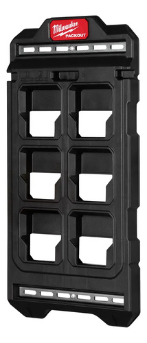 Placa Para Muro Compacta Milwaukee Packout 48-22-8496 Color Negro