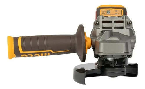Amoladora Inalámbrica 20v Ingco Cagli211156 Variable 115mm Naranja Claro 50/60hz