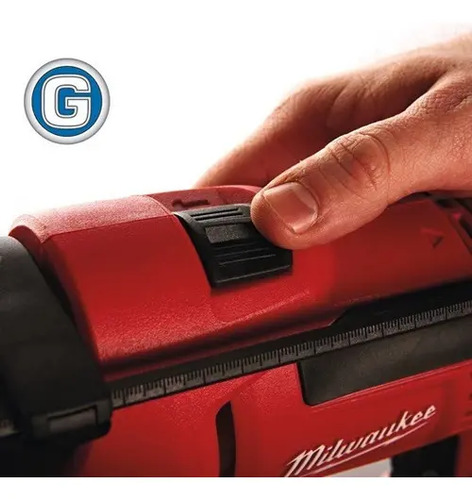 Taladro Percutor 13 Mm Atornillador Milwaukee 5374-59a 680w Rojo/negro 50 Hz