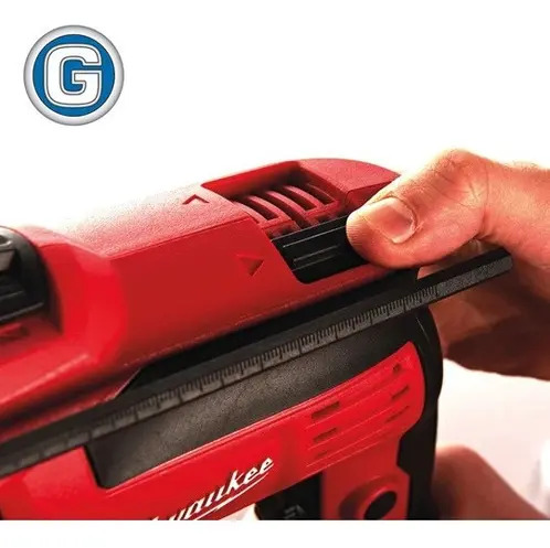 Taladro Percutor 13 Mm Atornillador Milwaukee 5374-59a 680w Rojo/negro 50 Hz