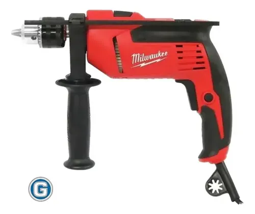 Taladro Percutor 13 Mm Atornillador Milwaukee 5374-59a 680w Rojo/negro 50 Hz