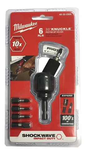 Portapuntas Pivotante De Impacto 1/4 Milwaukee 48-32-2300
