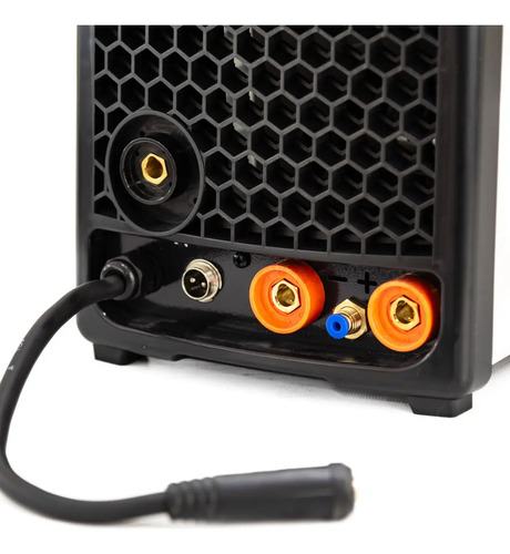 Soldadora Inverter Mig Electrodo 2 En 1 Salkor De 180 Amp - Apta Alambre Flux Con Visor Digital Y Accesorios Para Rollos De Hasta 5kg - Inlcuye 1 Rollo De Alambre Blanco