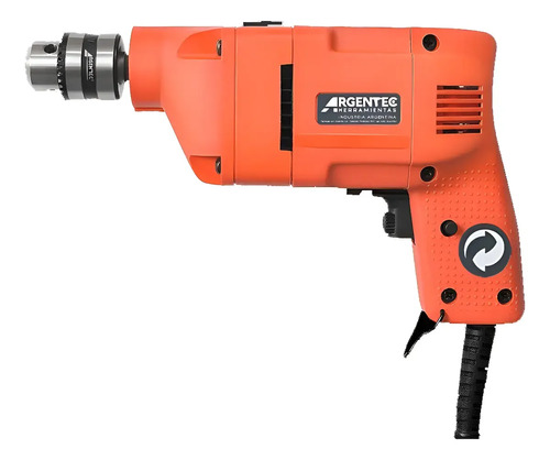 Taladro Percutor 10mm Argentec At400 Cip  400w Ind Argentina Naranja 50hz/60hz