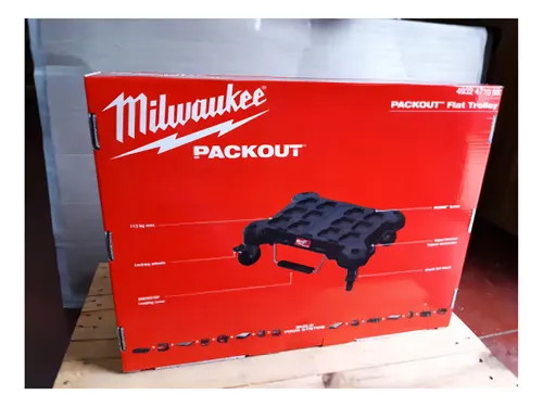 Milwaukee Packout Plataforma Dolly Base Rodante 48-22-8410 Color Negro
