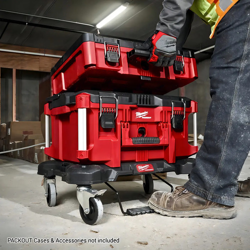 Milwaukee Packout Plataforma Dolly Base Rodante 48-22-8410 Color Negro
