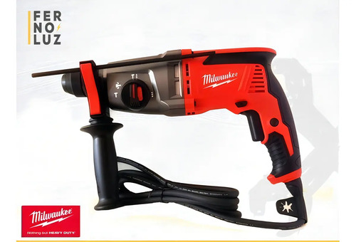 Rotomartillo Milwaukee  800w Sds Plus Taladro 2,4j 5485 Rojo Rojo