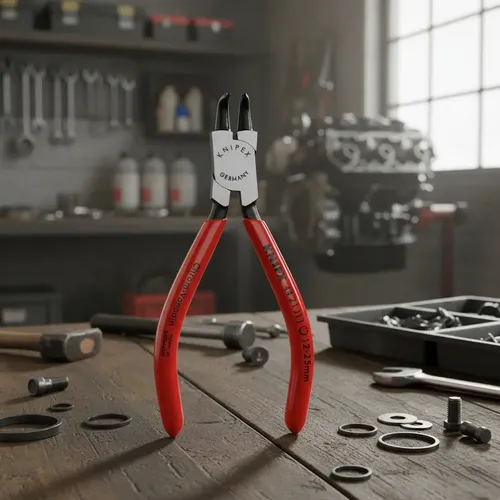 Pinza Seeger Cerrar Interior Curva 90º 12-25mm Knipex Aleman
