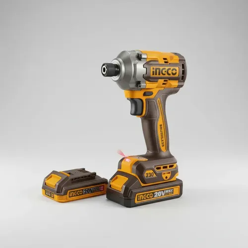 Atornillador De Impacto A Batería Ingco Cirli2023-4 Color Na Naranja 50 Hz/ 60 Hz