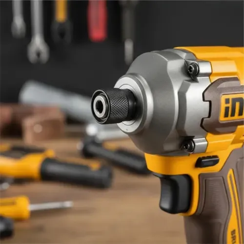 Atornillador De Impacto A Batería Ingco Cirli2023-4 Color Na Naranja 50 Hz/ 60 Hz