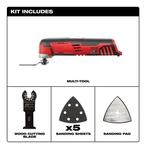Multiherramienta Oscilante Sierra Milwaukee M12 2426-159