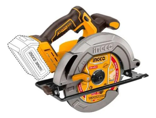 Sierra Circular A Bateria 20v Bateria P20s 185mm Csli1851 Co Naranja Claro