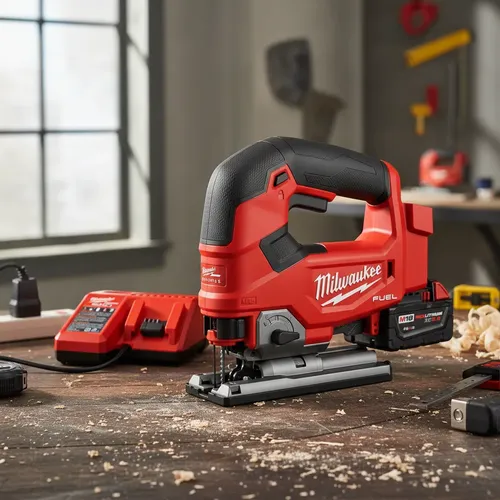 Sierra Caladora Milwaukee M18 Con Bateria Cargador 2737-159