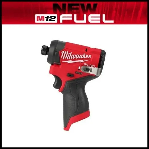 Milwaukee 3453-20 Atornillador De Impacto M12 Fuel 3ra Gen. Color Rojo