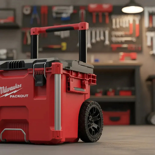 Carro De Herramientas Milwaukee 4822-8427 4822-8425 Packout Rojo