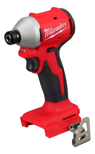 Atornillador De Impacto Milwaukee 3650-20 Encas. 1/4 Sin Bat Rojo 3600