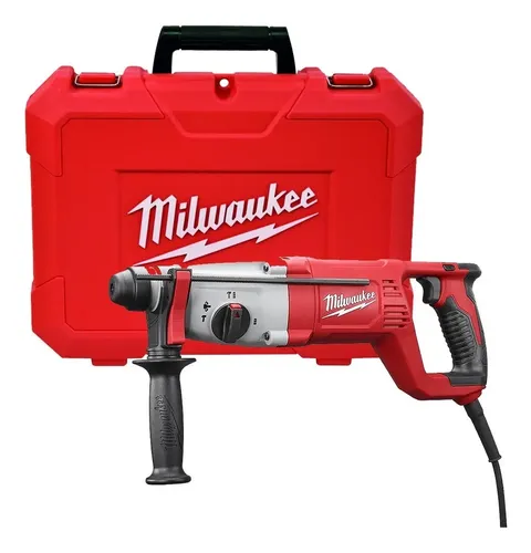 Rotomartillo Electroneumático Milwaukee 5262-59 Rojo, Negro Y Gris Frecuencia De 50hz/60hz Con 800w De Potencia Rojo/negro/gris 50 Hz/60 Hz