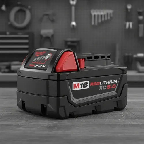 Batería De Litio 18v 5,0 Ah Milwaukee M18 Red Lithium Xc 5.0