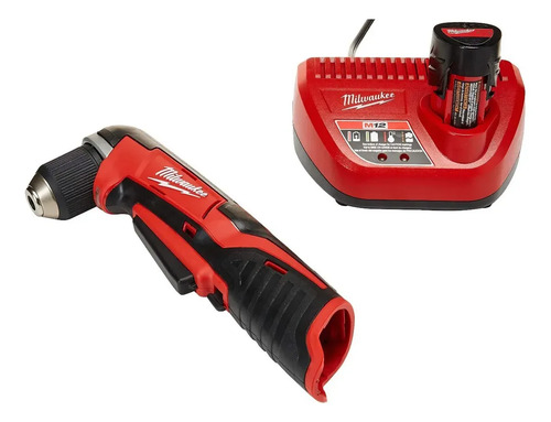 Taladro Angular Milwaukee 12v 2,0ah 2415-159a Rojo 50/60hz