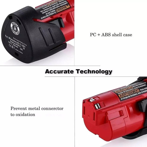 Bateria M12 Milwaukee  12v Redlithium 2.0 Ampers 48-11-2420