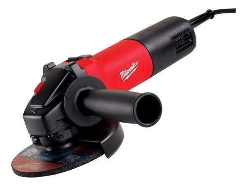 Amoladora Angular Milwaukee 115mm 750w Profesional Industrial 3 Años Rojo