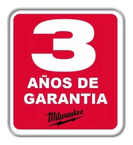 Amoladora Angular Milwaukee 115mm 750w Profesional Industrial 3 Años Rojo