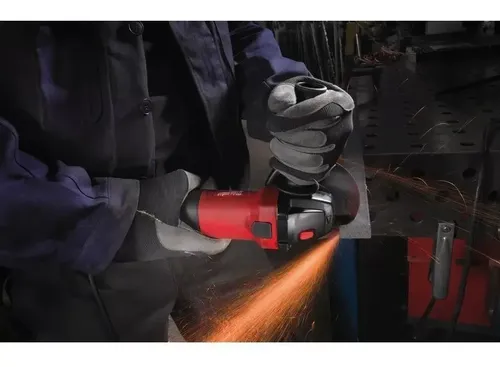 Amoladora Angular Milwaukee 115mm 750w Profesional Industrial 3 Años Rojo