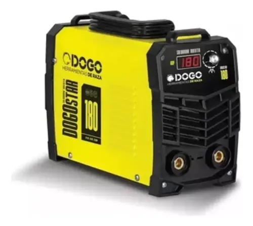 Soldadora Inverter Dogo 180 Amp Mma Igbt Amarillo