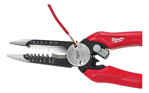 Pinza Alicate 6 En 1 Pelacable Milwaukee 48-22-3079