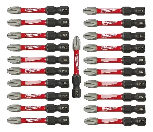 Set Milwaukee Puntas Ph2 Destornillador Impacto 25un 50mm