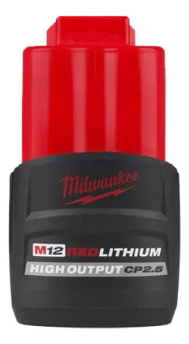 Bateria 12v Milwaukee 4811-2425 (m12 2,5ah)para Trabajo Frio