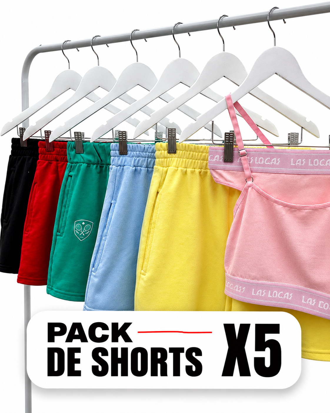 PACK DE SHORTS X5