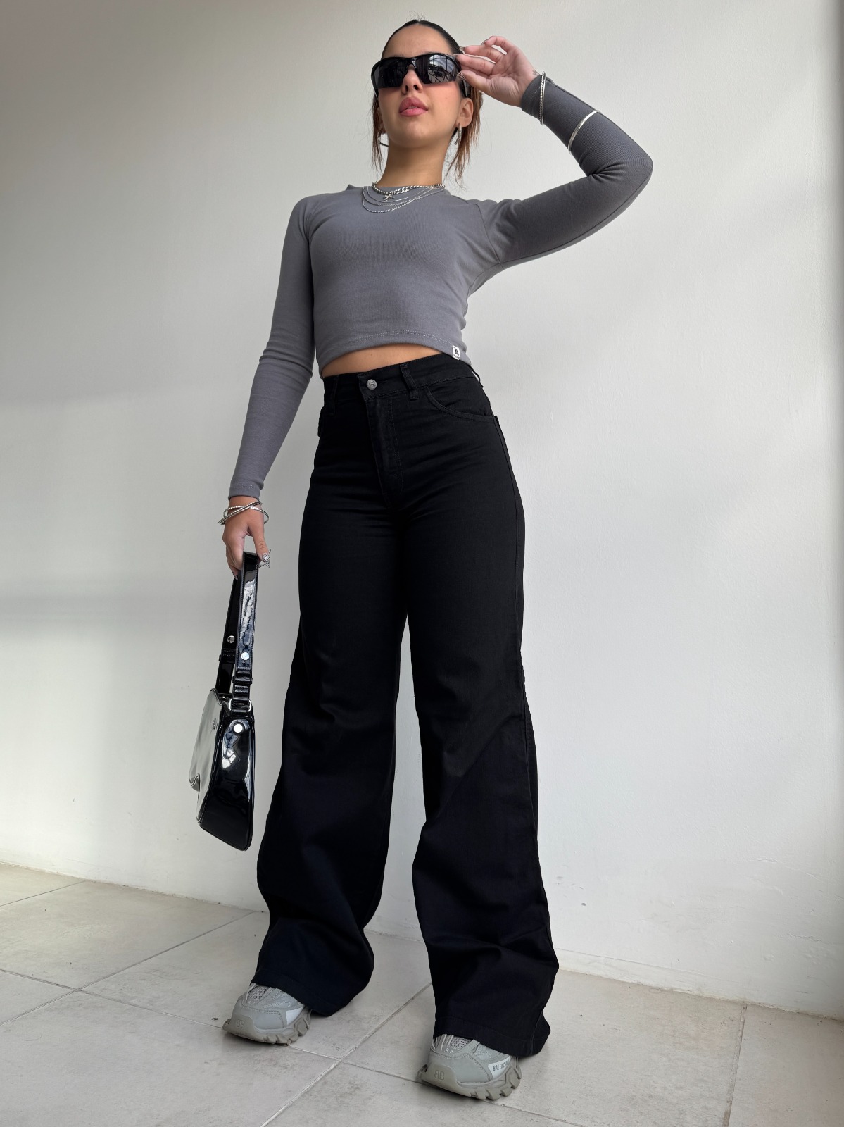 WIDE LEG BLACK