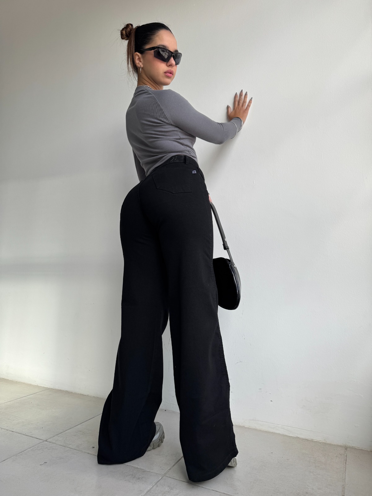 WIDE LEG BLACK