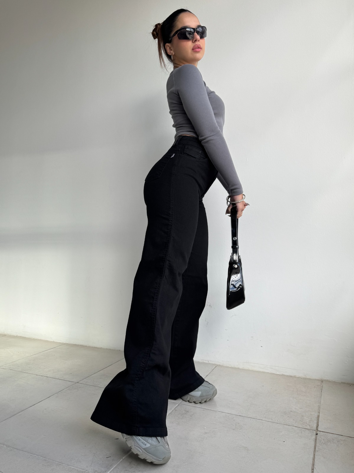 WIDE LEG BLACK