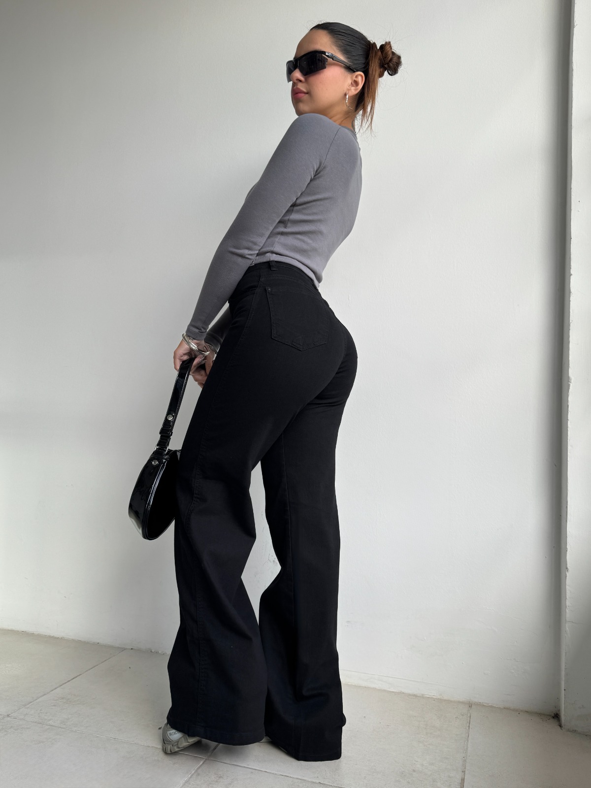 WIDE LEG BLACK
