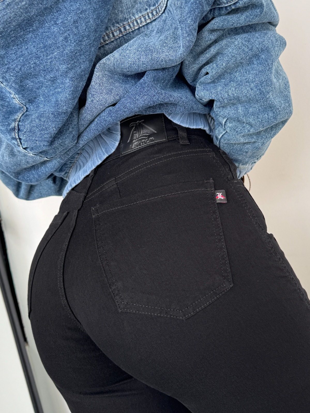 WIDE LEG BLACK LINE